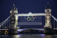 Tower Bridge Olympic Rings London 2012