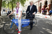 Laura Trott Olympic Cycling Champion & Boris Johnson 2012