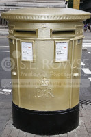 Gold Postbox for every Team GB Olympic Champion