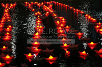VOYAGE A FLOTILLA of 300 illuminated miniature boats