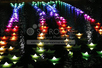 VOYAGE A FLOTILLA of 300 illuminated miniature boats