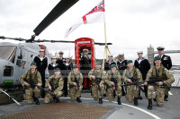 HMS WESTMINSTER   RED PHONE BOX