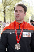 Michael Owen  Finishes 2014 London Marathon