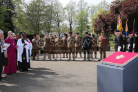 Commemorative Stone Ceremony L/Corp Harold Mugford VC