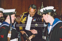 First Sea Lord with sea cadets