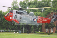 Royal Navy Helicopter at Whale Island Portsmouth