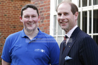 HRH Prince Edward & Captain Andrew Cooney [Army]