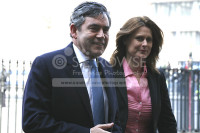 Gordon Brown & his wife Sarah