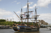 Swedish Ship Gotheborg in the pool of London
