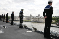 HMS Ark Royal & the Old Naval College Greenwich