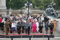 Taking the Salute Falklands 25 London