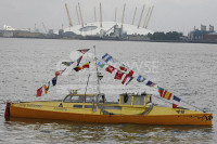 Jason Lewis arriving at Greenwich