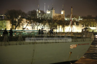 HMS Westminster arrives in London